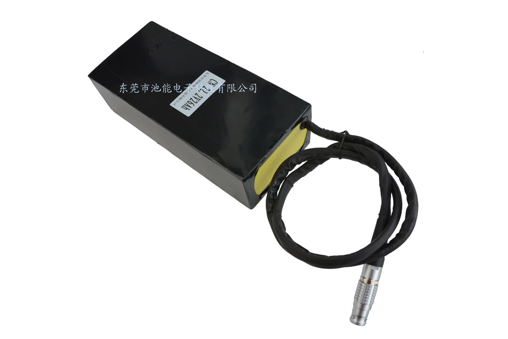 工業(yè)設備鋰電池24V26000mAH 帶航空插頭
